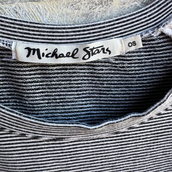Michael Stars Long Sleeve Mix Stripe Pullover Sweater Women's Size OS. - Picture 3 of 7